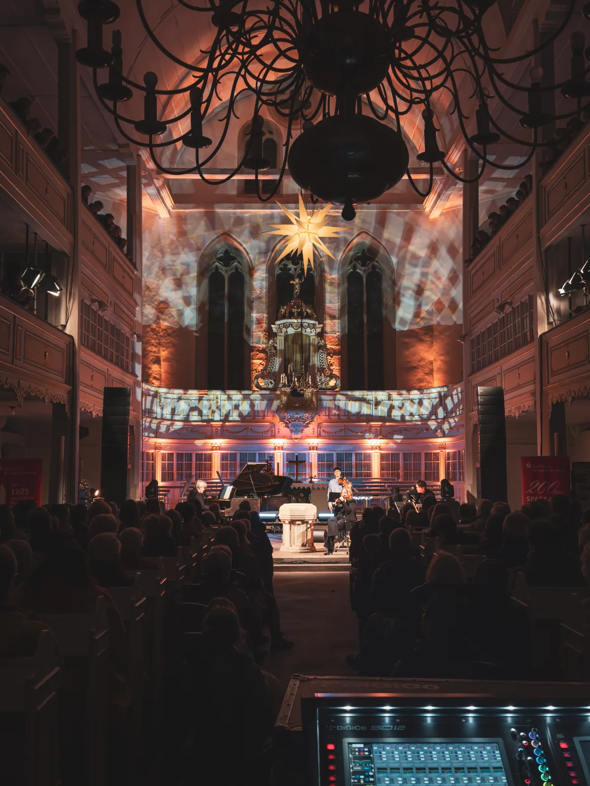 Tonregie während eines Konzerts beim Bach-Advent Arnstadt 2025