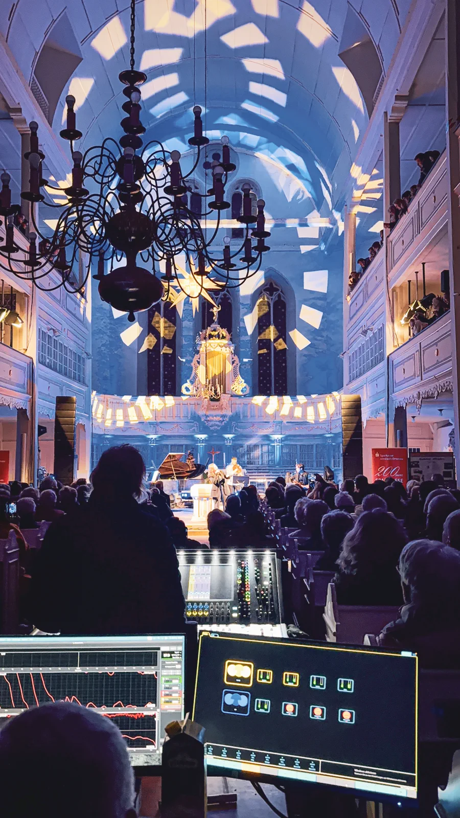 Konzertproduktion beim Bach-Advent Arnstadt 2025 mit Ton- und Lichtregie