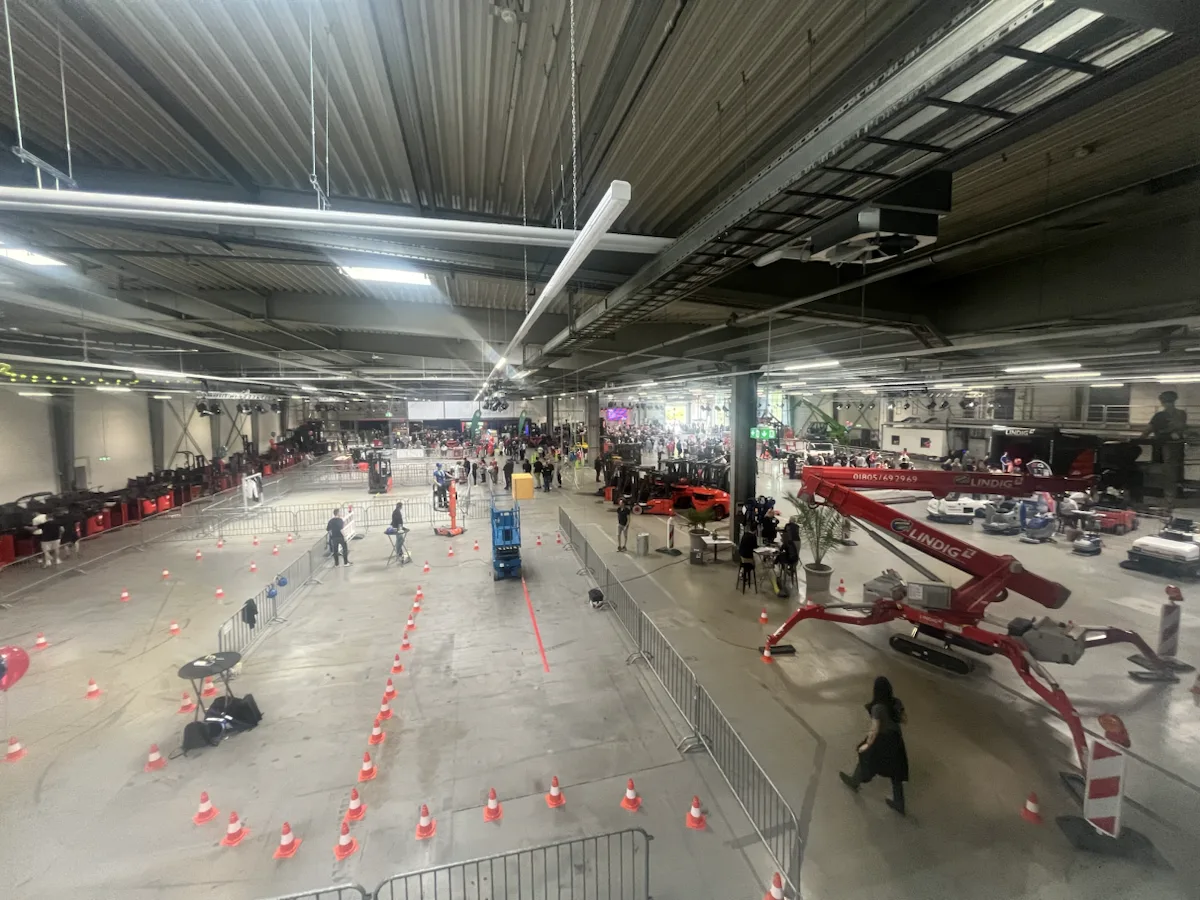 Aktions- und Ausstellungsfläche beim Firmenjubiläum 125 Jahre LINDIG