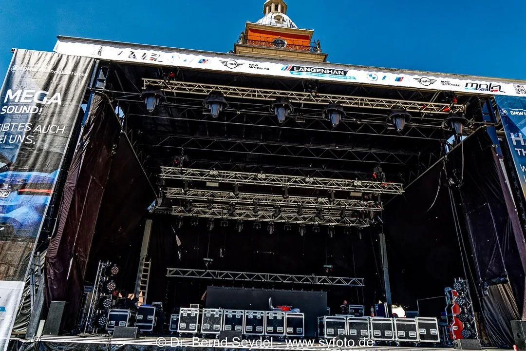 Bühnenrigging und Lichttechnik beim Thüringentag 2025